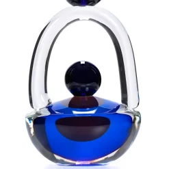 Vaso-scultura in vetro di Murano Unicum #4