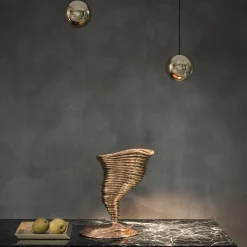 Vaso scultura Tornado dei fratelli Campana