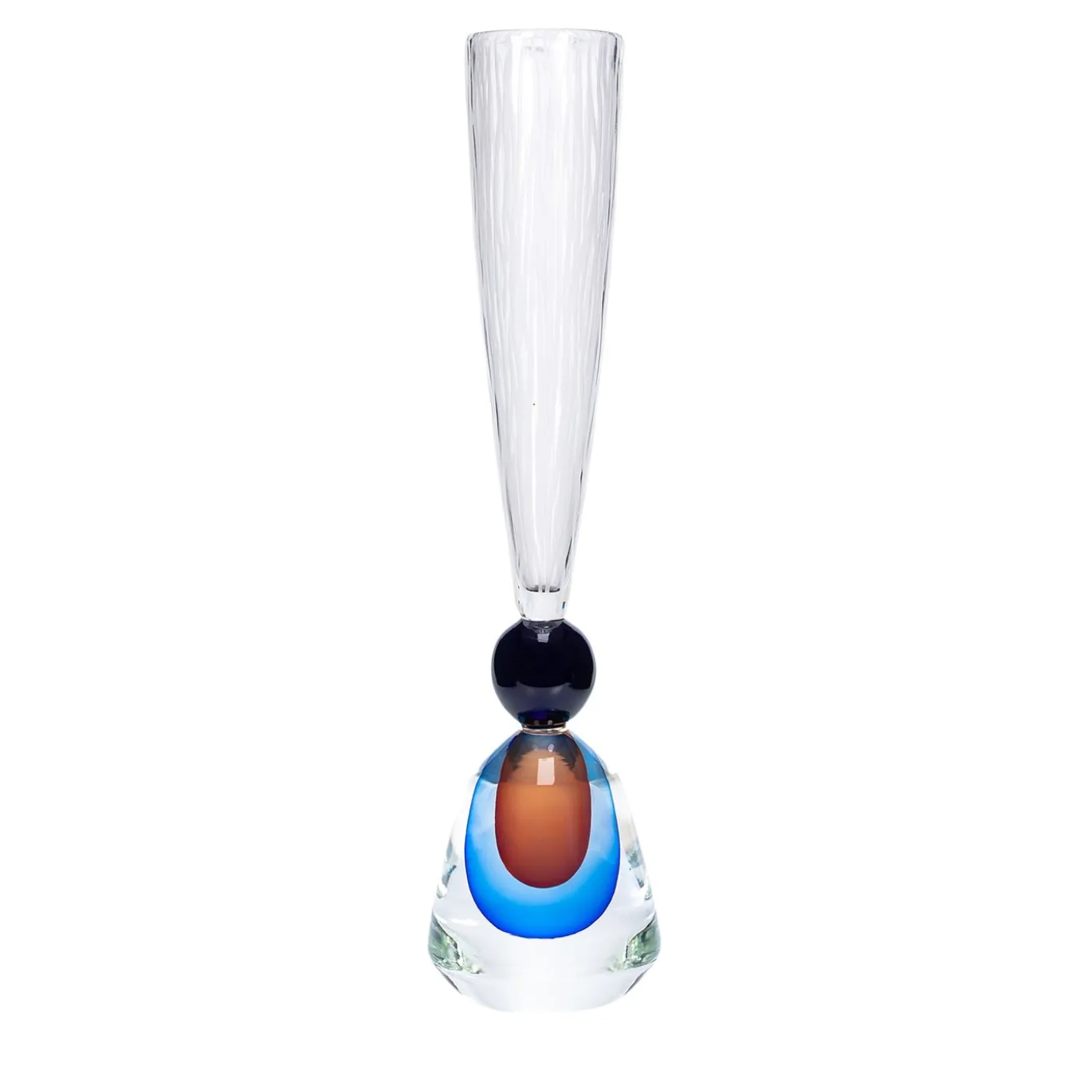 Vaso-scultura Unicum in vetro di Murano #2