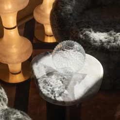 Vaso Sferico in Vetro Rainy Drop