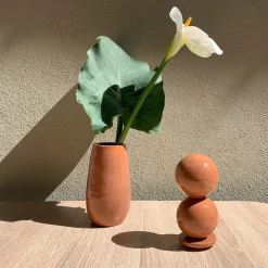 Vaso S. 7 in terracotta smaltata