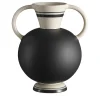 Vaso Situla in bianco e nero di Ugo La Pietra