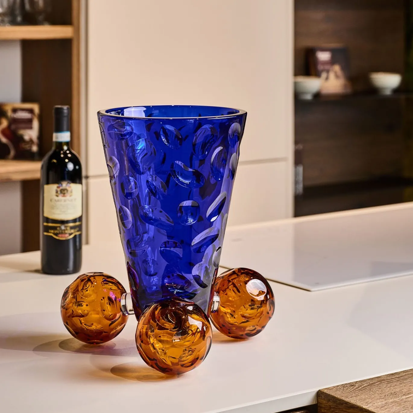 Vaso sospeso a bolle d'aria