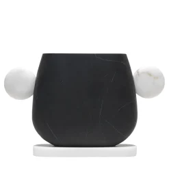 Vaso Tacca Black Marquina/White Michelangelo di Matteo Cibic #2