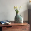 Vaso Texture Iridescente in Ceramica della Collezione Micromondo