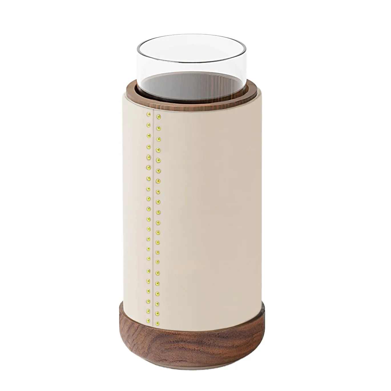 Vaso Toiles De Noyer Basso Crema di Sonja Maraite