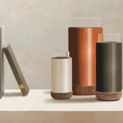 Vaso Toiles De Noyer Regular Verde Loden Scuro di Sonja Maraite