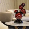 Vaso Tondo Doni Rhapsody in Cristallo Rosso