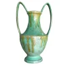 Vaso tradizionale ad anfora verde gocciolante