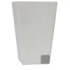 Vaso Trapezio in marmo bianco di Carrara
