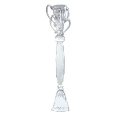 Vaso trasparente Watteau di Borek Sipek