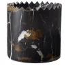 Vaso Triangoli Black&Gold Small di david/nicolas