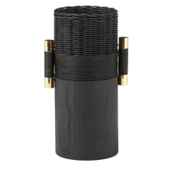Vaso Tropezienne con manici in ottone lucido