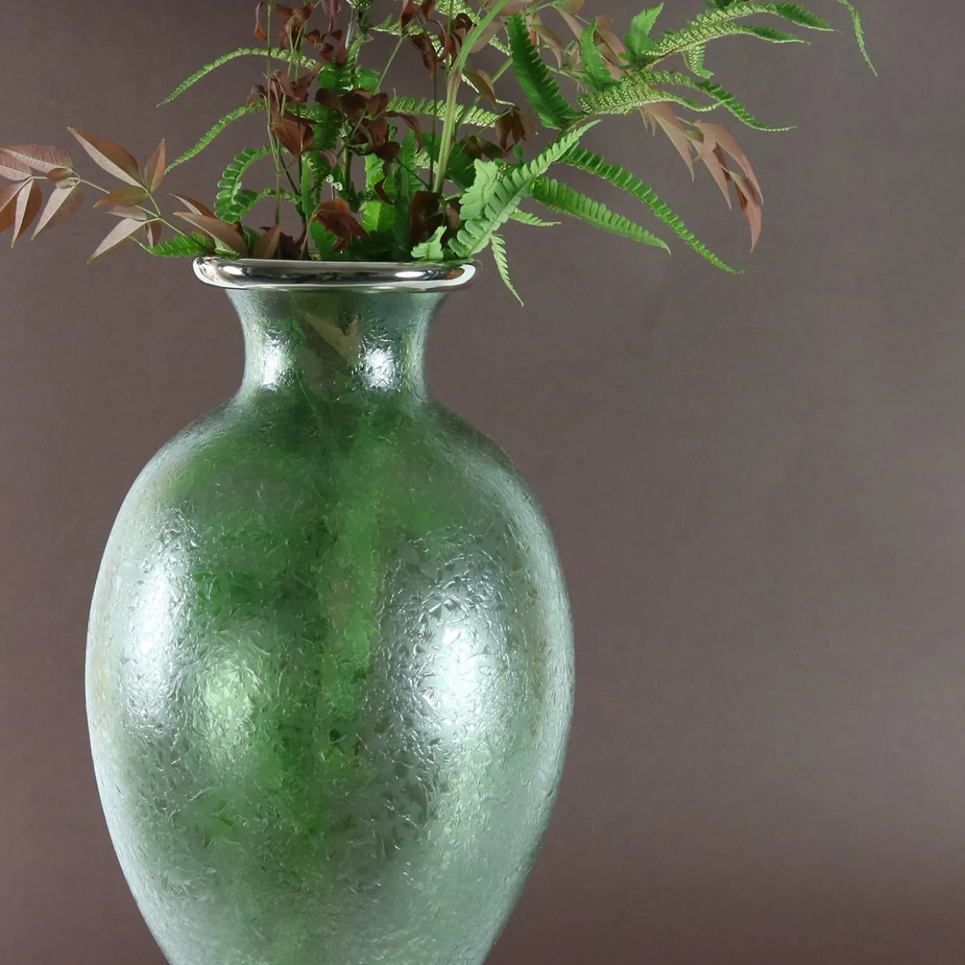 Vaso verde Aqua Amphora