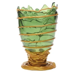 Vaso verde Pompitu II di Gaetano Pesce