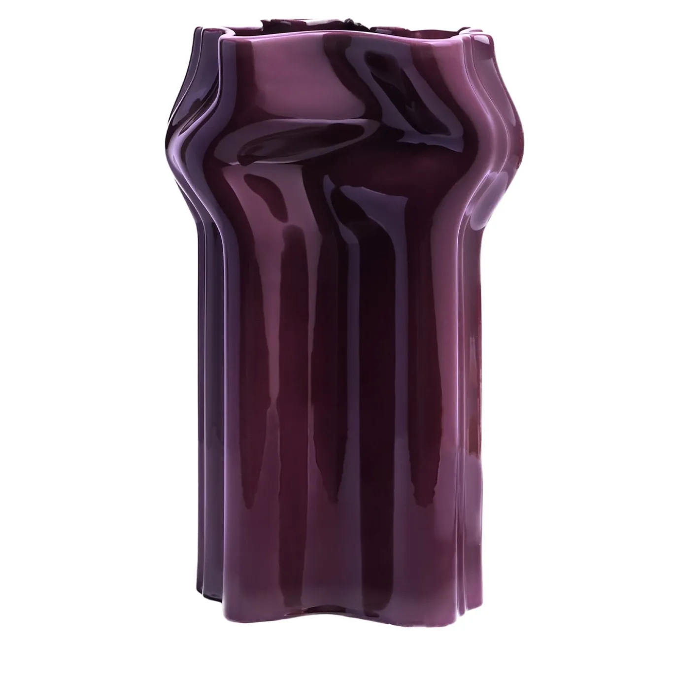 Vaso viola Gonfiato