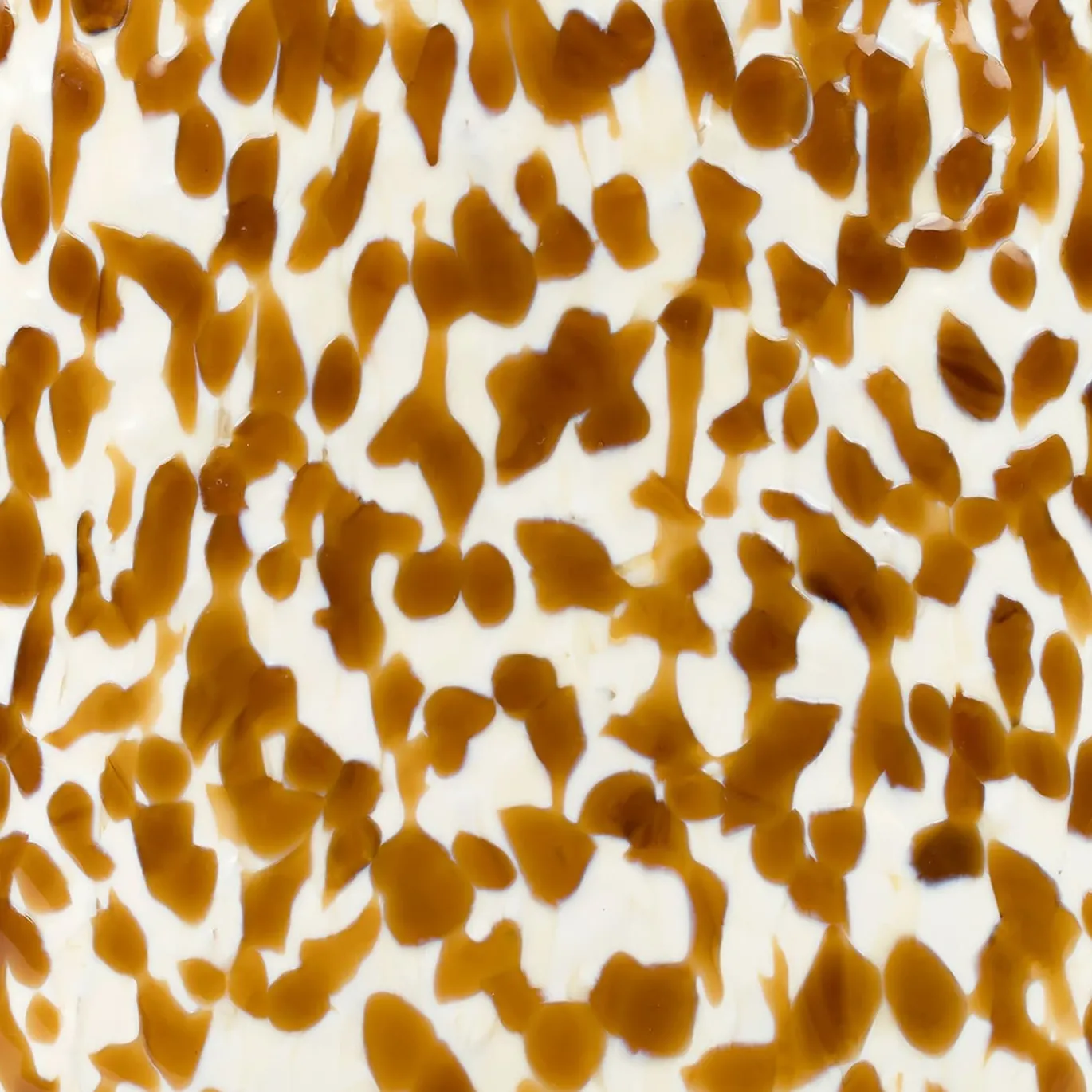 Vaso X-Alto in Vetro di Murano Avorio e Ambra