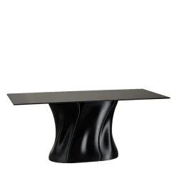 Veil Black Tavolo da pranzo stampato in 3D