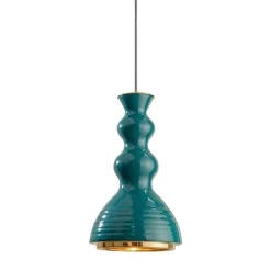 7307/VE/SC Lampada a sospensione Allegra Teal
