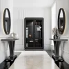 Vetrina in Legno di Ciliegio Nero con Luce Led