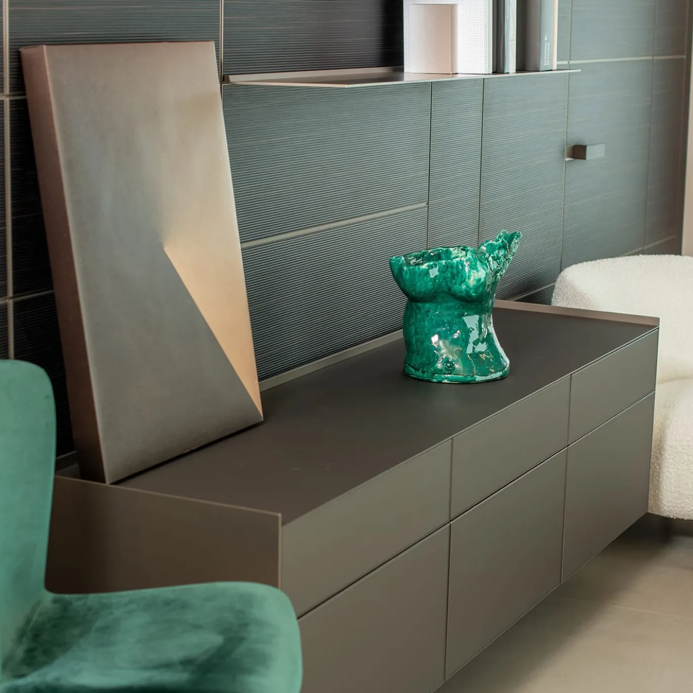 Vorrei Amarti Così Vaso in ceramica Verdigris
