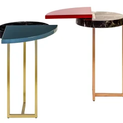 Wing End Table Blue