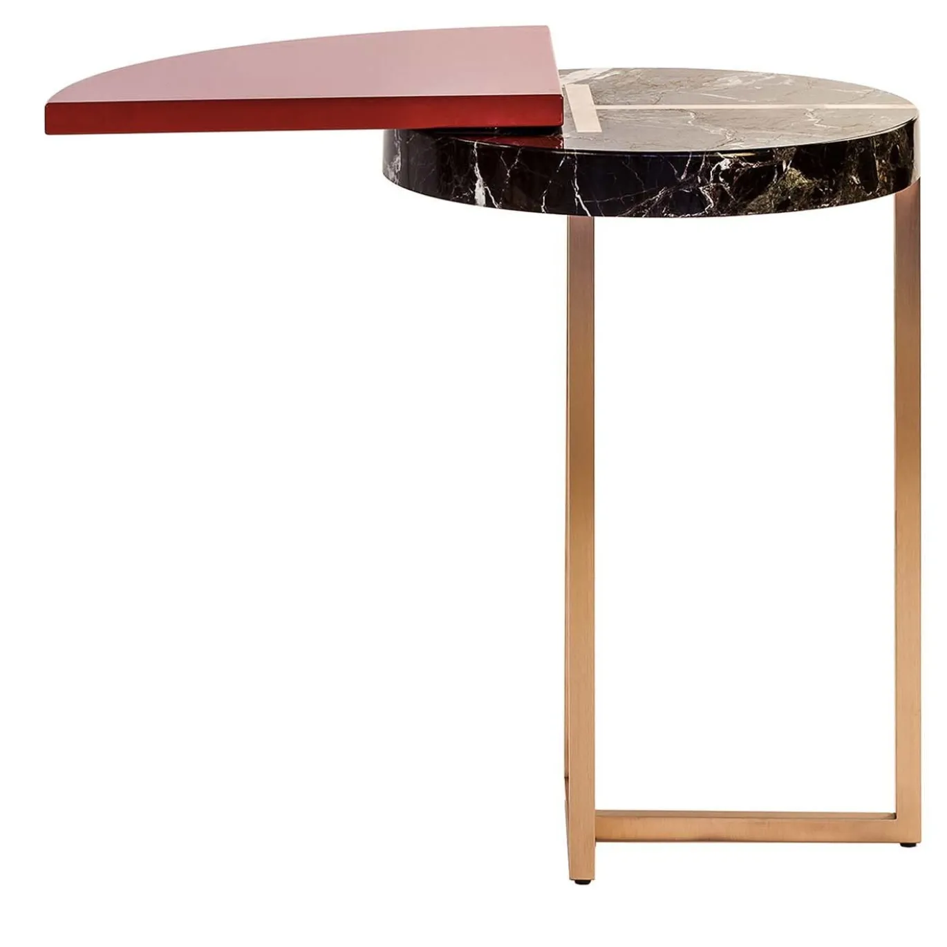 Wing End Table Red