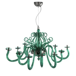 Yncanto Lampadario verde 12 luci