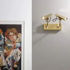 Z642 Lampada a muro a 2 luci simile a una telecamera CCTV