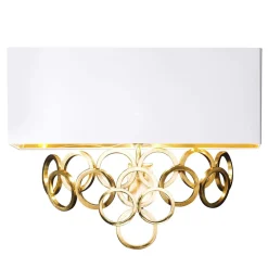 Z475 Lampada da parete ad anello d'oro